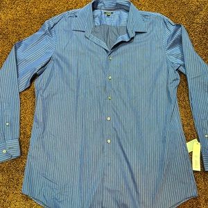 Men’s Apartment 9 Blue Dress Shirt NWT